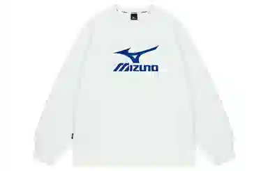 Mizuno Retro Logo Pullover Hoodie Black
