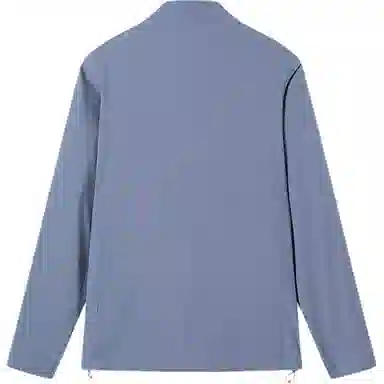 探路者 运动休闲简约纯色立领 超轻防紫外线防晒服 男款 原力蓝