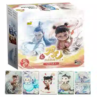 Kayou Nezha Demon Child Movie Collectible Cards Flame Pack
