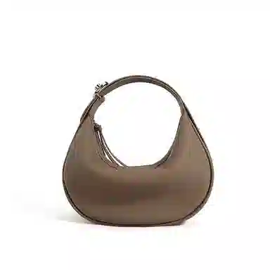 恒源祥 春季新时尚百搭腋下包大气高级感真皮百搭新月包复古通勤手提腰包斜挎包 牛皮 单肩包 女款 多色