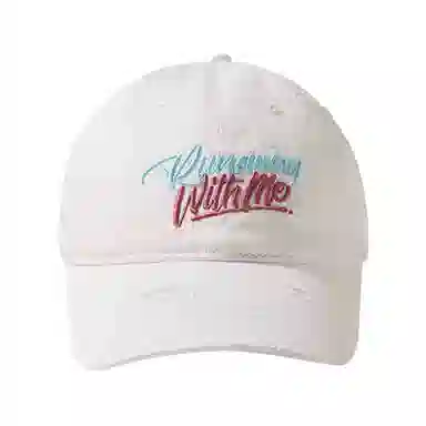 心水好物 日系原宿风街头嘻哈字母刺绣破洞时尚 棉 鸭舌帽 男女同款情侣款