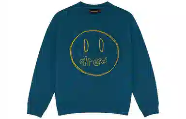 Drew House SS23 Sketch Mascot Crewneck Peacock