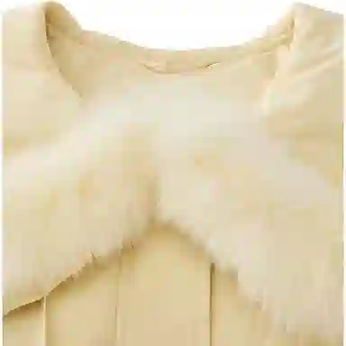 爱依服 翻领合身长袖羽绒服 女款 鹅黄