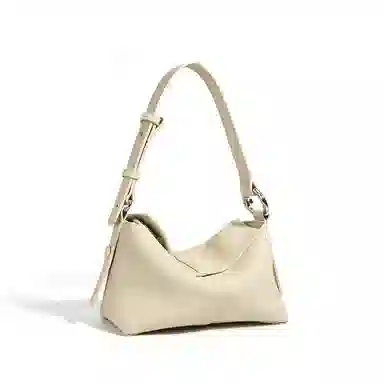 恒源祥 春季新时尚百搭腋下包大气高级感真皮懒惰风软皮托特包复古通勤手提斜挎包 牛皮 单肩包 女款 多色