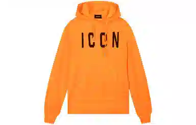 DSQUARED2 Logo Hoodie Orange