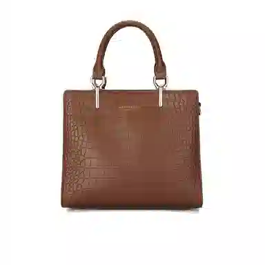 稻草人 高级感鳄鱼纹戴妃包 聚氨酯革 手提包 常规 女款 多色