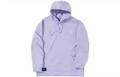 南恩 纯色连帽套头休闲卫衣 男女同款