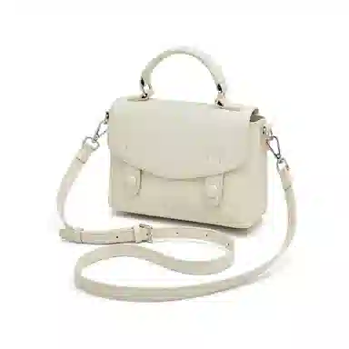 老人头 小众设计感通勤百搭高级质感手拿单肩包 头层牛皮 手提包 常规 女款 多色