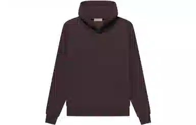 Fear of God Essentials SS23 Waffle Raglan Hoodie Plum