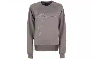Rick Owens x Champion Logo Embroidered Crewneck Sweatshirt