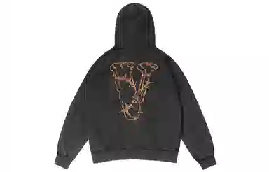 VLONE Thorn Logo Hoodie Black
