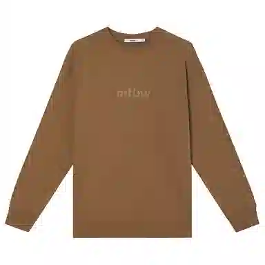 美特斯邦威 针织套头圆领印花卫衣 男女款