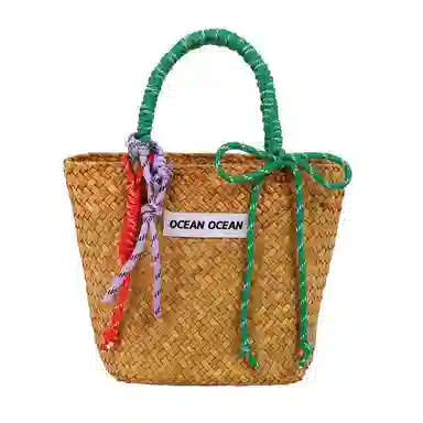 垣途者 简约时尚复古大气 草编 手提包 女款 多色