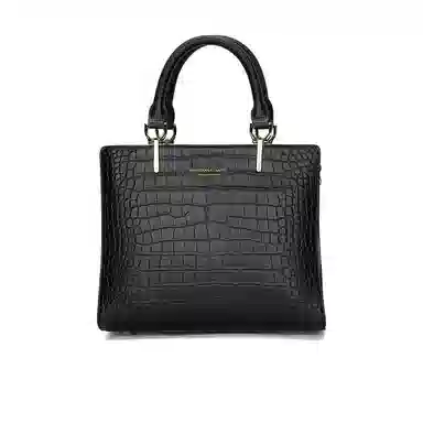 稻草人 高级感鳄鱼纹戴妃包 聚氨酯革 手提包 常规 女款 多色