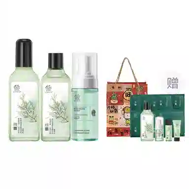 善草纪 茶树清影 护肤套装 祛痘舒缓维稳保湿清爽修护补水控油 水乳两件套
