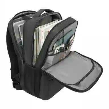 维多利亚旅行者 休闲商务风 皮膜 双肩包 常规 男女同款情侣款 曜石黑/现代灰/石墨灰