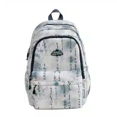 垣途者 古风水墨学生书包 尼龙 双肩包 男女同款情侣款 多色