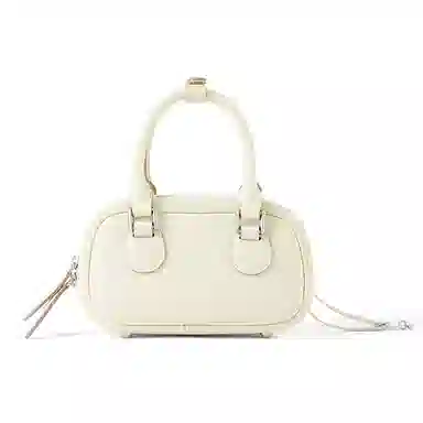 AMAZING SONG Mahjong Bag Cream Yellow/Dark Chocolate