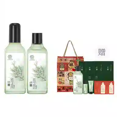 善草纪 茶树清影 护肤套装 祛痘舒缓维稳保湿清爽修护补水控油 水乳两件套