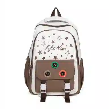 垣途者 韩版时尚简约大气学院风 尼龙 双肩包 女款 多色