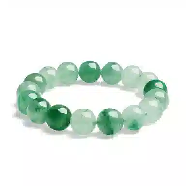 印象眸 新中式飘花翠色气质显白高级感古风简约手饰天然 非洲翠 手串 男女同款情侣款