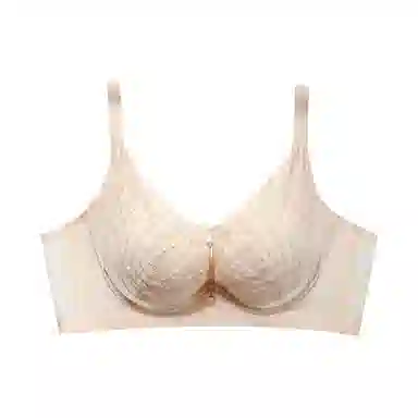 欧迪芬 柔软透气舒适法式蕾丝收副乳软支撑聚拢文胸 女款