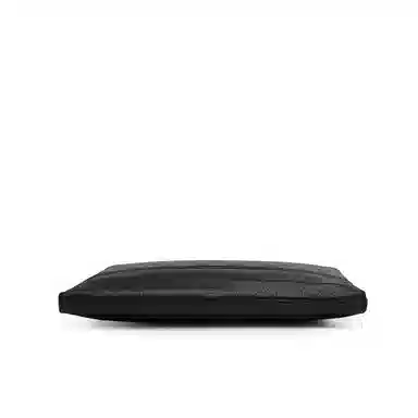 老人头 复古时尚经典棋盘格商务休闲通勤 头层牛皮 手拿包 常规 男款 黑色