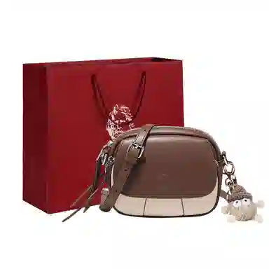 老人头 精致优雅真皮春夏小巧轻便复古时髦日常休闲时尚简约百搭通勤上班小拎包高颜值可爱装放手机的小包 牛皮 单肩斜挎包 女款 米白