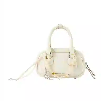 AMAZING SONG Mahjong Bag Cream Yellow/Dark Chocolate