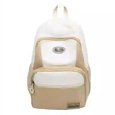 德力熊 撞色流行 尼龙 双肩包 男女同款情侣款 多色