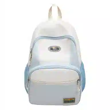 德力熊 撞色流行 尼龙 双肩包 男女同款情侣款 多色