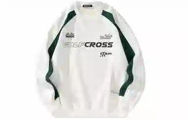 GOLFCROSS Logo Print Sweatshirt
