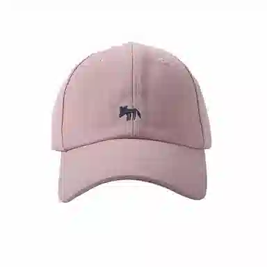 稻草人 韩版刺绣小狐狸 显脸小 百搭休闲 棉 鸭舌帽 男女同款情侣款