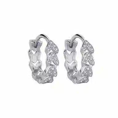 Libby Wheat Ear Cuff Silver