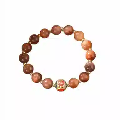 指尖瑰宝 平安喜乐 心想事成 吉祥如意 前程似锦 好柿发生 转运招平安 玛瑙 手串 男女同款情侣款