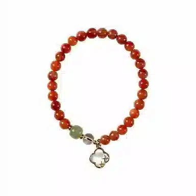 指尖瑰宝 柿柿如意 顺遂平安 长寿健康 爱情永恒 忠贞不渝 幸福安康 鸿运当头 玛瑙 手串 男女同款情侣款