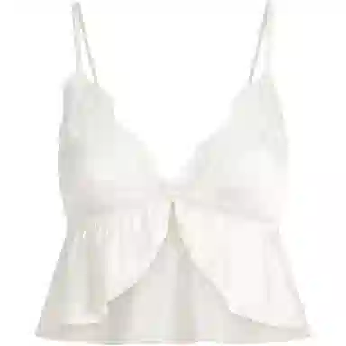 SKIMS Woven Shine Lace Babydoll Set