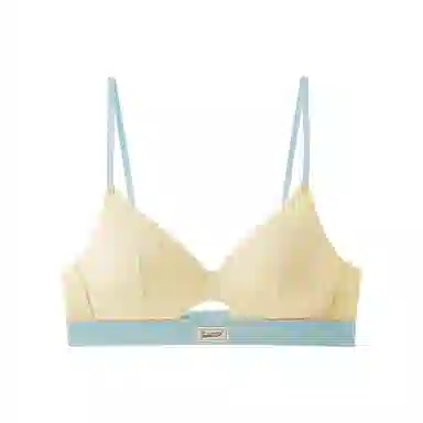 内在密码 小胸聚拢薄款法式三角杯无痕舒适莫代尔透气少女美背文胸 女款
