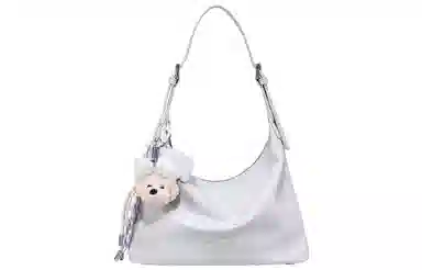 TOUTOU Crayon Dog Shoulder Bag Cream White