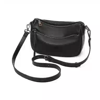 老人头 简约百搭纯色 头层牛皮 单肩包 女款 多色