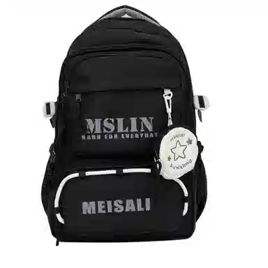 彤彤兔 百搭日系小清新高颜值 尼龙 双肩包 常规 女款 紫色/蓝色/黑色/棕色/绿色