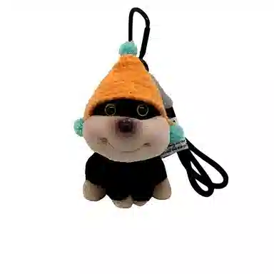 丹琴 可爱蜜蜂小狗 书包玩偶创意呆萌治愈精致 毛绒 挂件 男女同款情侣款