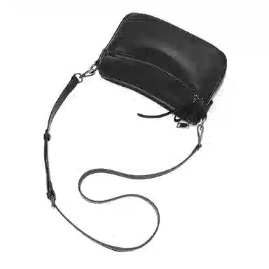 老人头 简约百搭纯色 头层牛皮 单肩包 女款 多色