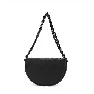 Tory Burch Fleming Crescent Bag Black