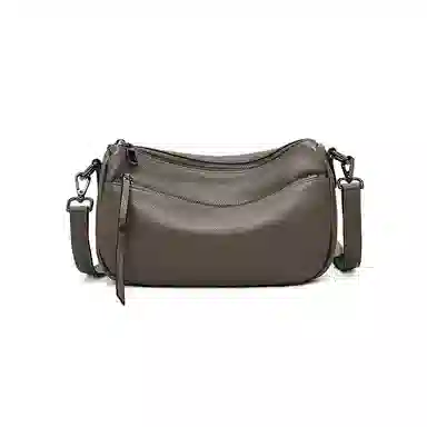 老人头 简约百搭纯色 头层牛皮 单肩包 女款 多色