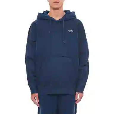 Fendi Logo Gradient Sweatshirt Blue