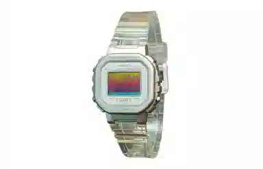 CASIO VINTAGE LA-20WHS-7A-Silver Aurora