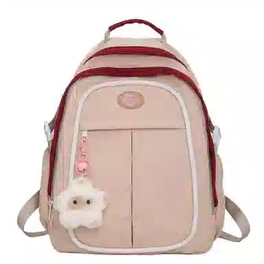 彤彤兔 小众设计拼色可爱少女 尼龙 双肩包 女款 多色