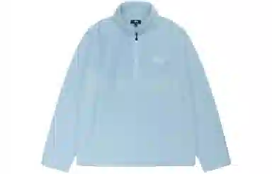 Stussy Polar Fleece Half Zip Mock Neck