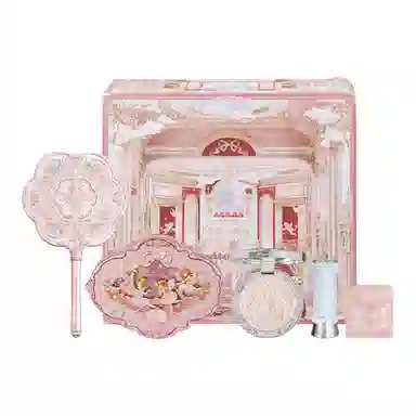 花知晓 天鹅深浅礼盒彩妆套装 气色提亮肤色 五件套